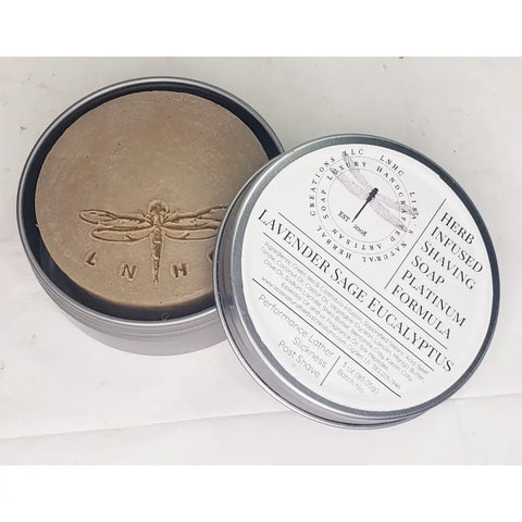 Herb Infused Shaving Soap - Platinum Formula