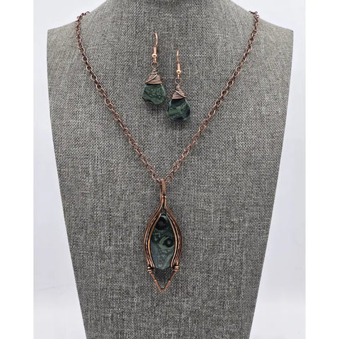 Kumbaba Jasper Jewelry Set - jewelry set