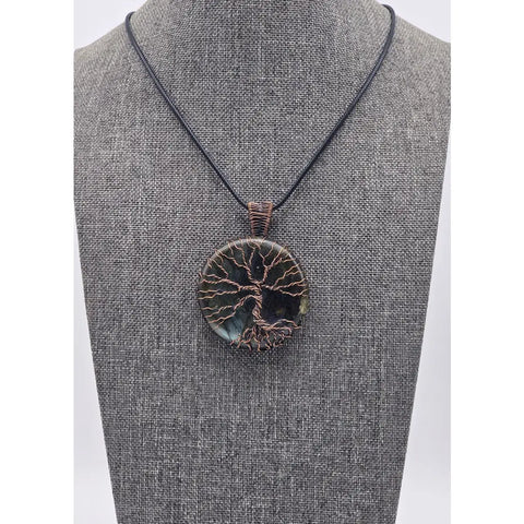 Labradorite Tree of Life Pendant/Necklace