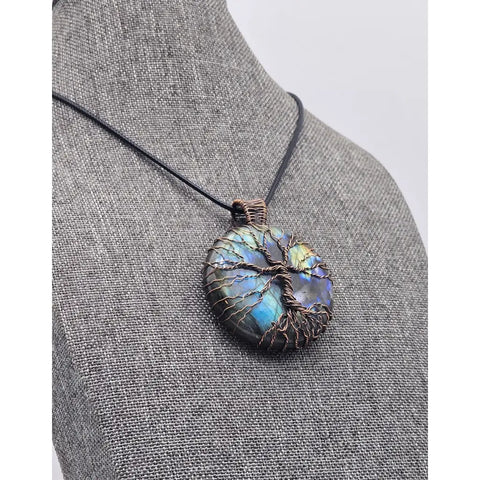 Labradorite Tree of Life Pendant/Necklace