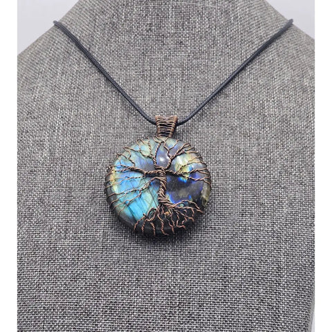 Labradorite Tree of Life Pendant/Necklace