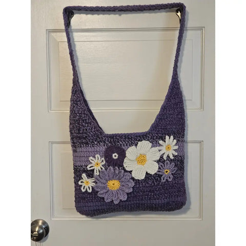 Large Crochet Hobo Bag - accessories