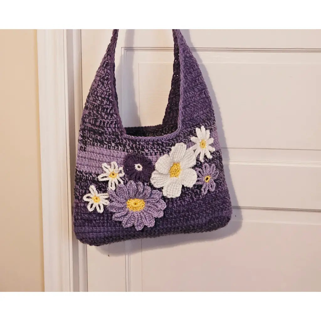 Large Crochet Hobo Bag - accessories