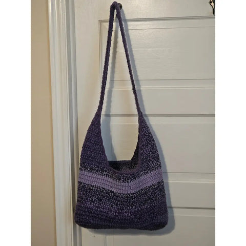 Large Crochet Hobo Bag - accessories
