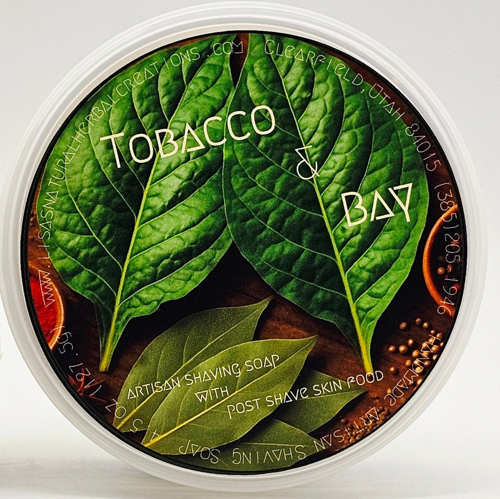 Tobacco & Bay Artisan Shaving Soap - soap