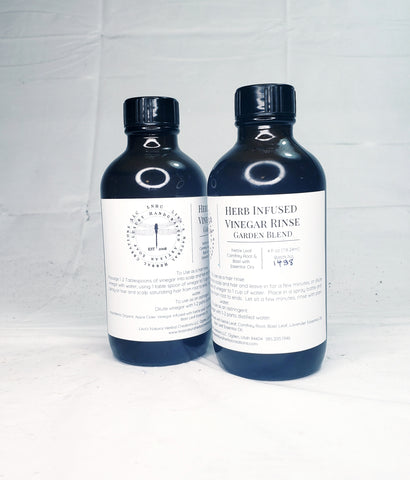 Herbal Vinegar Hair Rinse Concentrate - Garden Blend