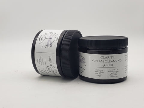 Clarity Cream Cleansing Scrub w/Activated Charcoal - 6 oz