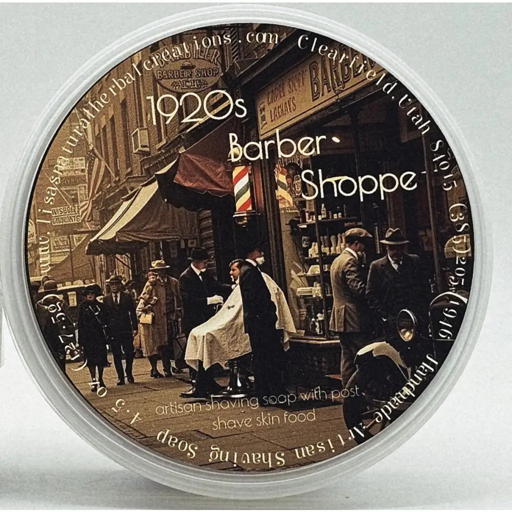 1920s Barber Shoppe Artisan Shaving Soap - soap
