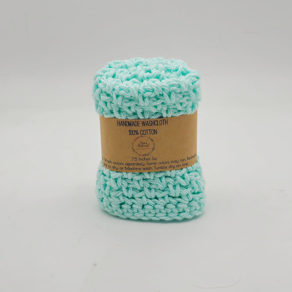 Handmade Crochet Washcloths & Dishcloths – 100% Cotton