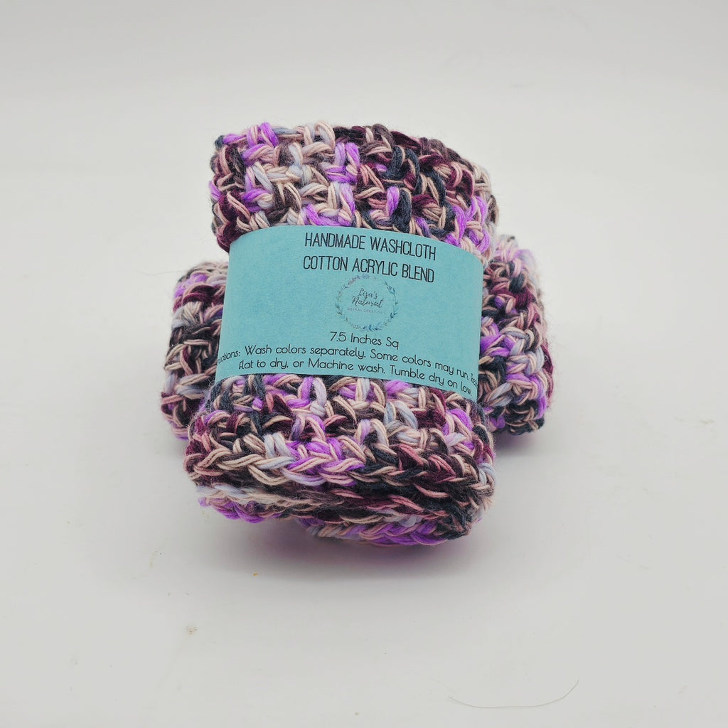 Handmade Crochet Washcloths & Dishcloths – 100% Cotton