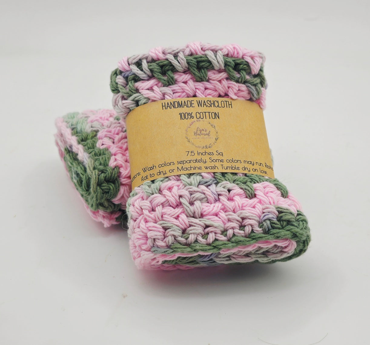 Handmade Crochet Washcloths & Dishcloths – 100% Cotton