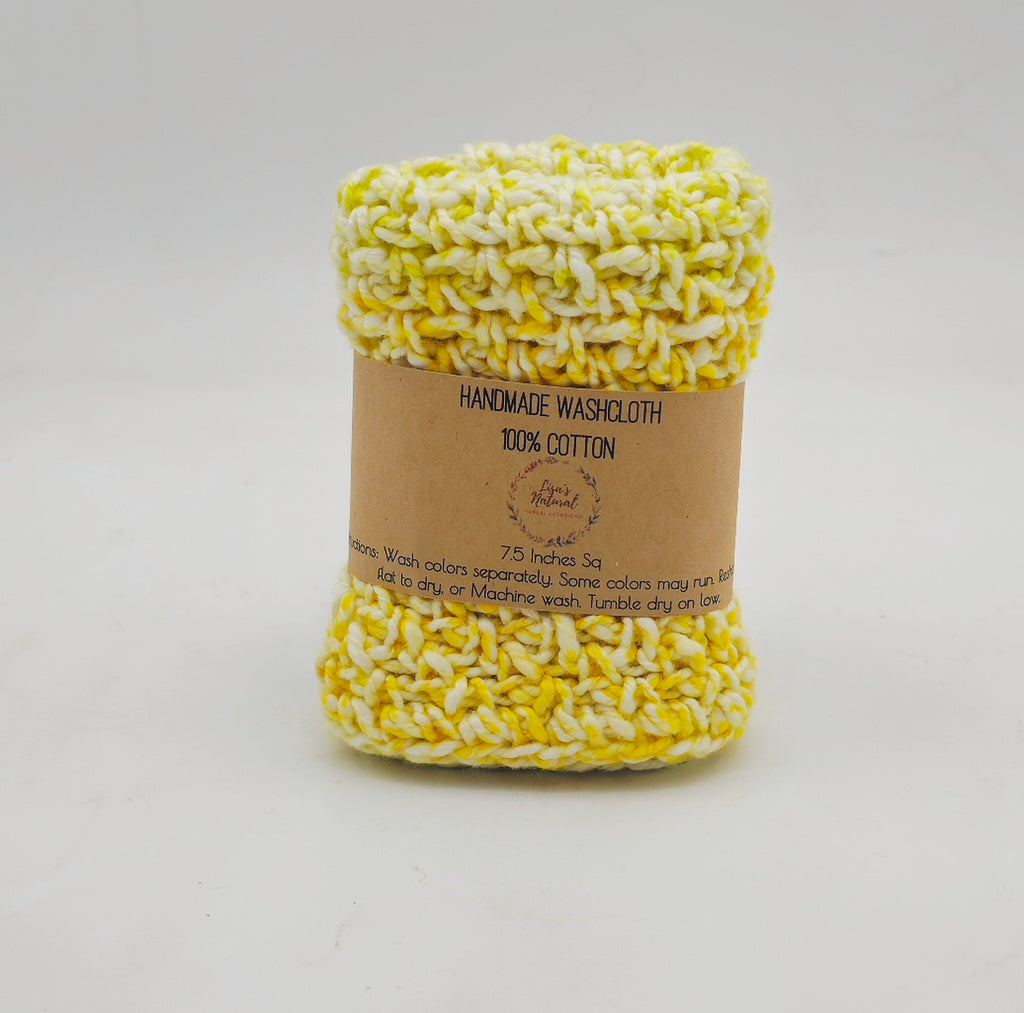 Handmade Crochet Washcloths & Dishcloths – 100% Cotton