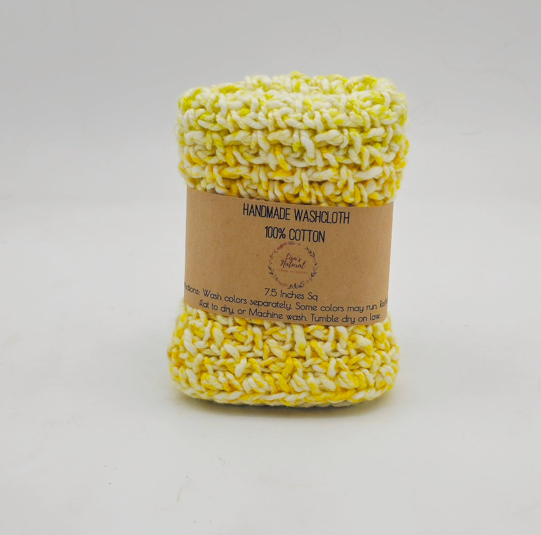 Handmade Crochet Washcloths & Dishcloths – 100% Cotton