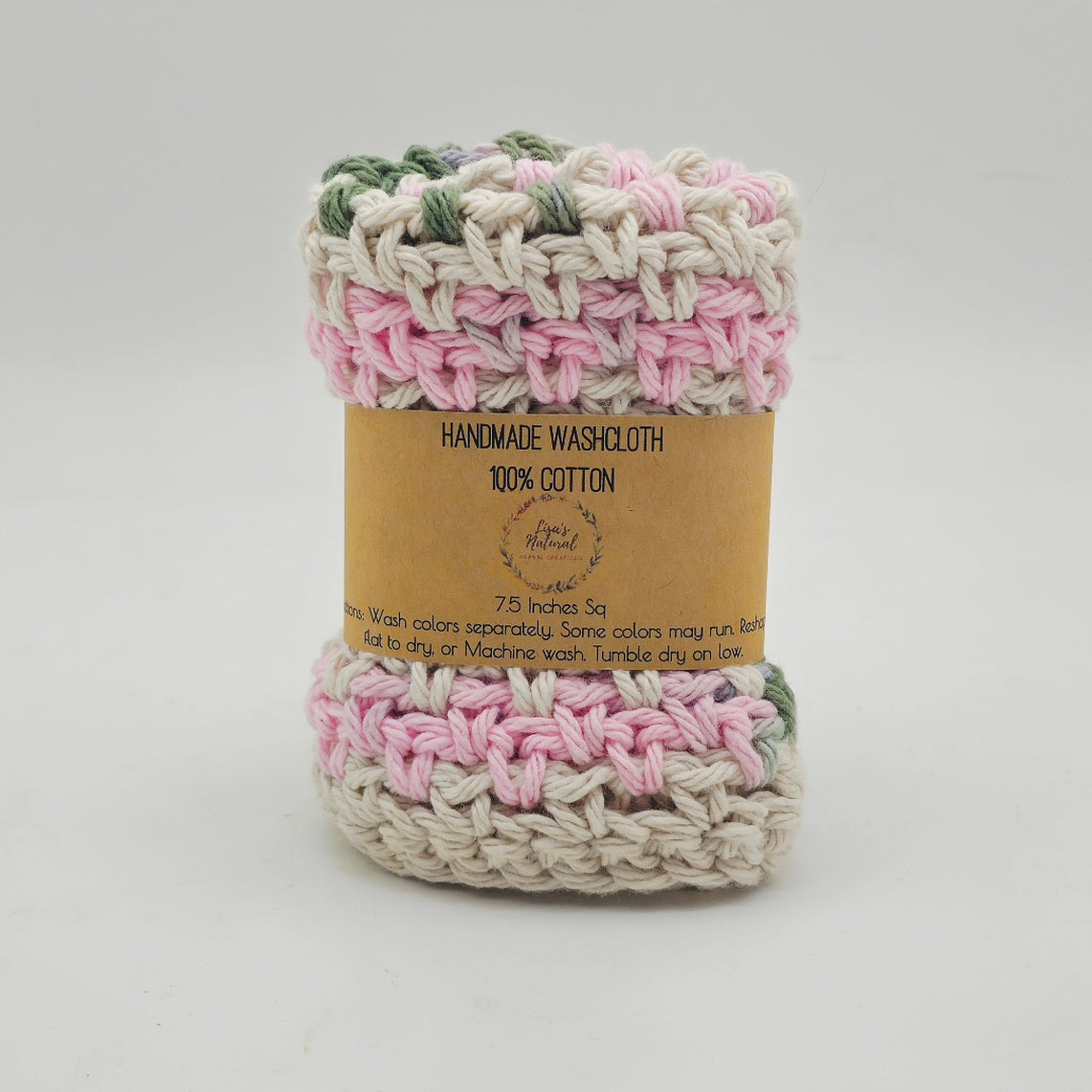 Handmade Crochet Washcloths & Dishcloths – 100% Cotton