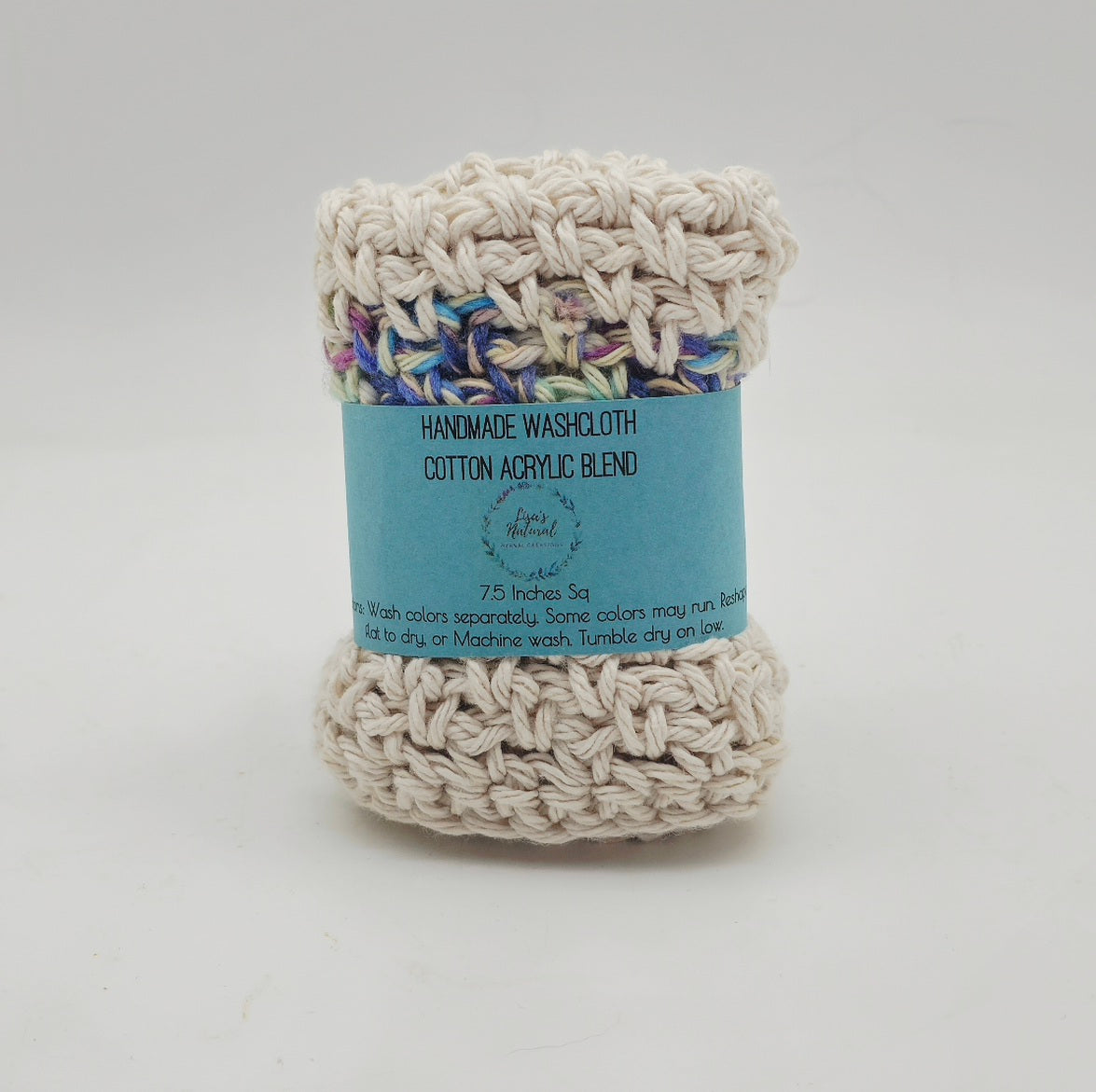Handmade Crochet Washcloths & Dishcloths – 100% Cotton
