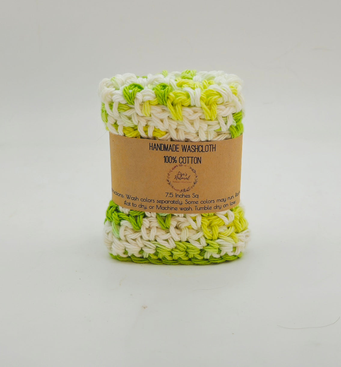 Handmade Crochet Washcloths & Dishcloths – 100% Cotton