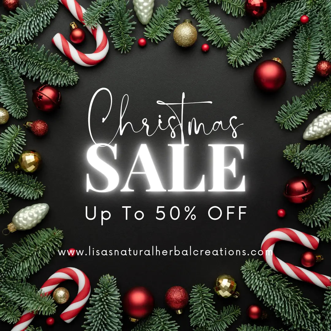 Lisas Natural Herbal luxury handcrafted candy cane wreath with stripes, leaves, ornaments, pine cones