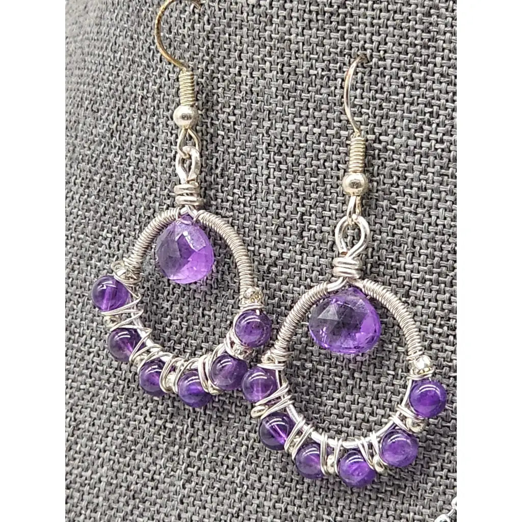 Amethyst Jewelry Set - jewelry set
