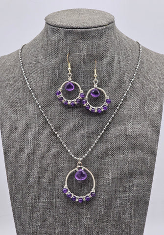Amethyst Jewelry Set