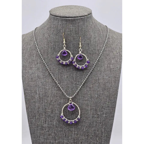 Amethyst Jewelry Set