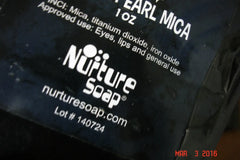 Black Pearl Mica Powder pouch for rimmed soap advanced technique in Soap Challenge March 2016