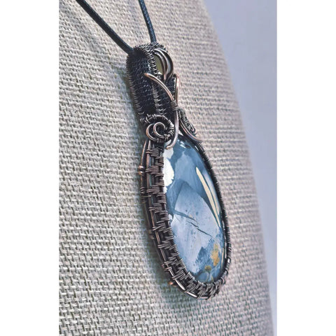 Brecciated Jasper Pendant with Moonstone - pendant