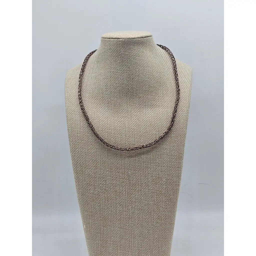 Copper Viking Knit Chains - 4mm double viking knit chain 18