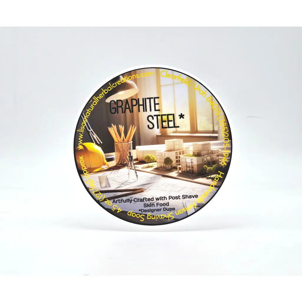 Graphite Steel Artisan Shaving Soap