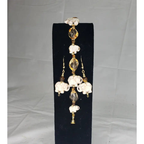 Handcrafted Artisan Bracelet & Earrings Jewelry Sets