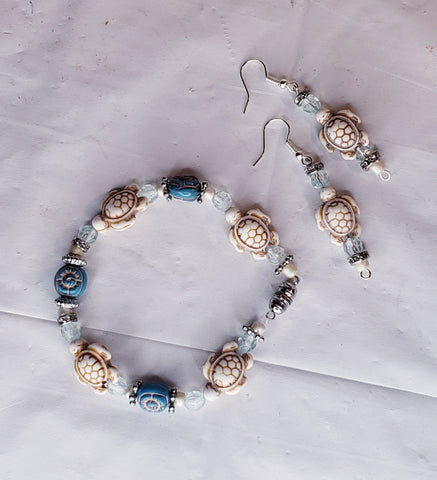 Handcrafted Artisan Bracelet & Earrings Jewelry Sets
