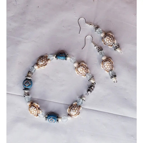 Handcrafted Artisan Bracelet & Earrings Jewelry Sets