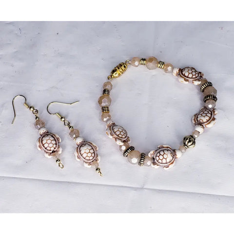 Handcrafted Artisan Bracelet & Earrings Jewelry Sets