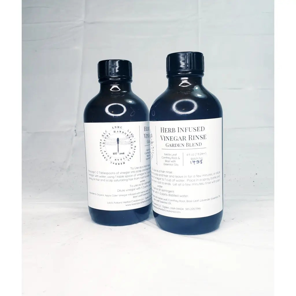 Herbal Vinegar Hair Rinse Concentrate - Garden Blend -