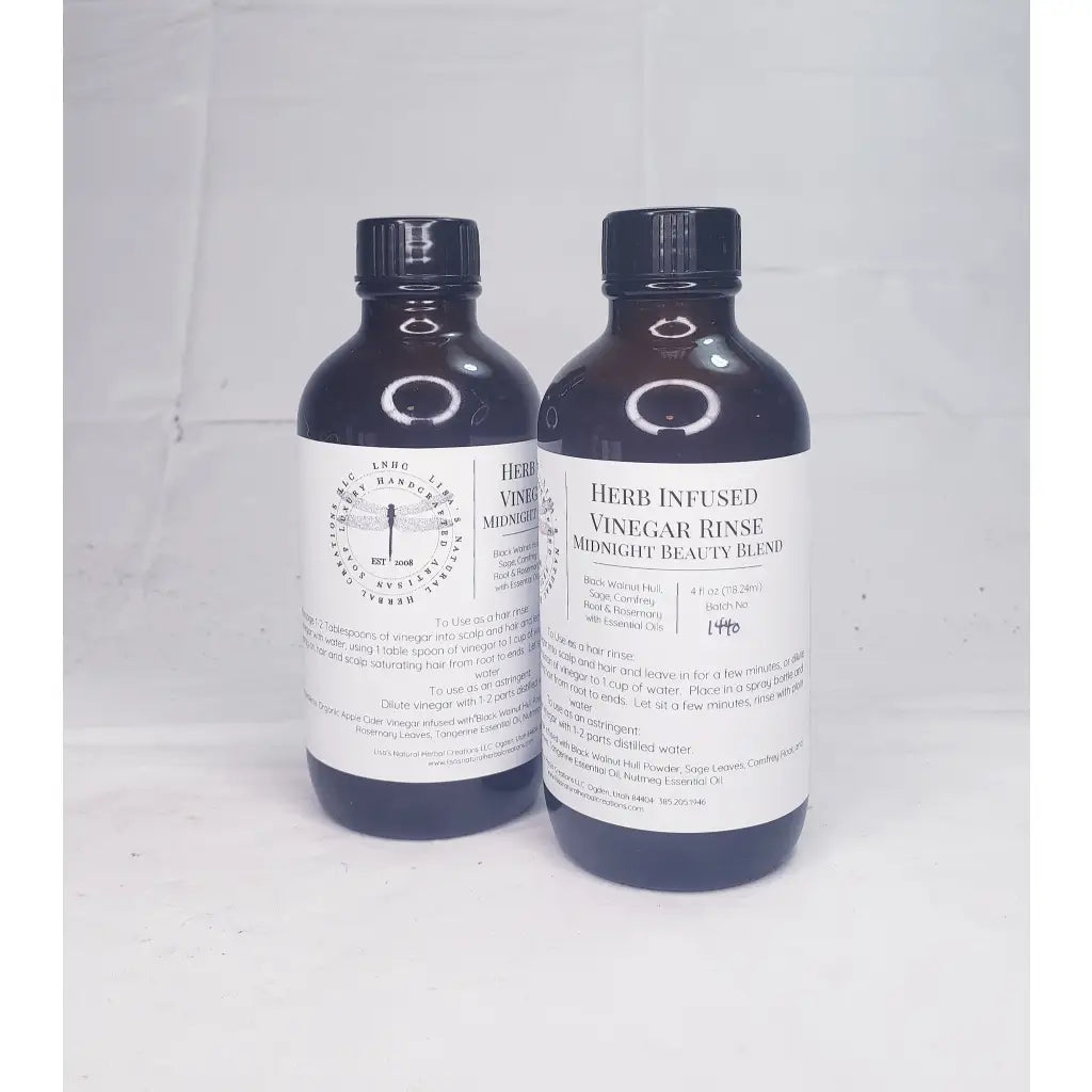 Herbal Vinegar Hair Rinse Concentrate - Midnight Beauty