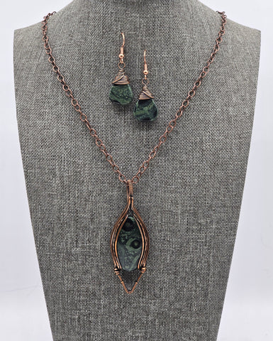 Kumbaba Jasper Jewelry Set - jewelry set