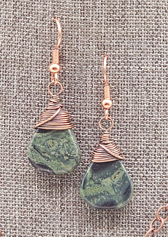 Kumbaba Jasper Jewelry Set - jewelry set