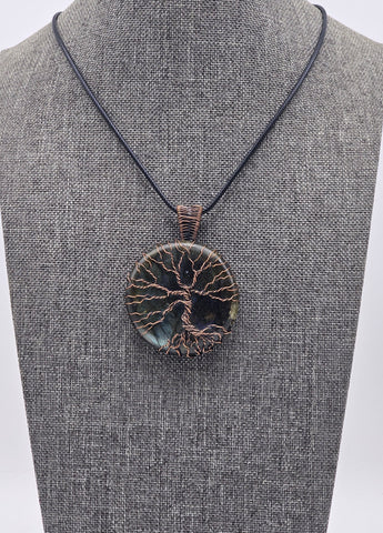 Labradorite Tree of Life Pendant/Necklace