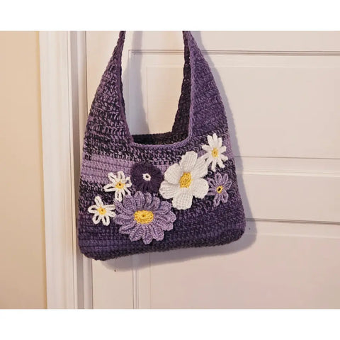 Large Crochet Hobo Bag - accessories