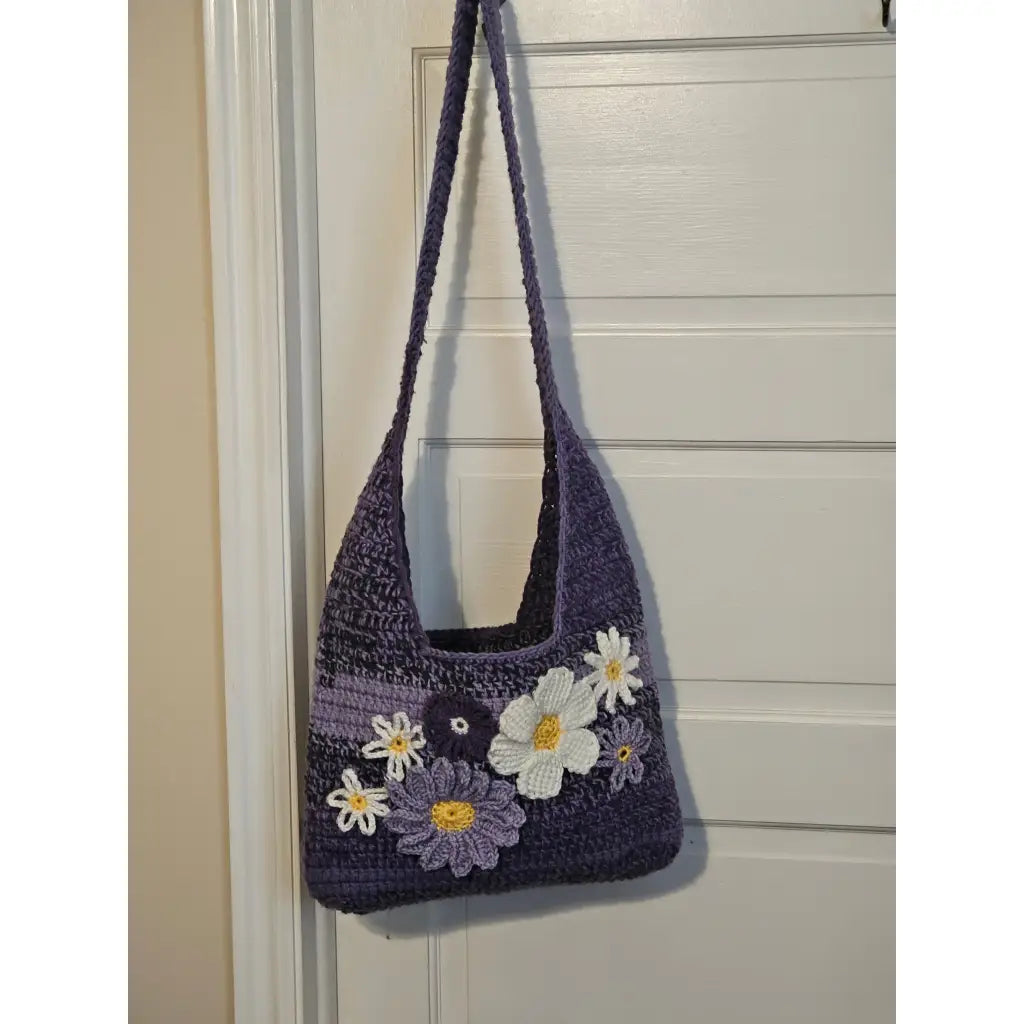 Large Crochet Hobo Bag - accessories