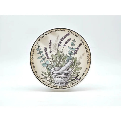 Lavender Sage Eucalyptus Artisan Shaving Soap