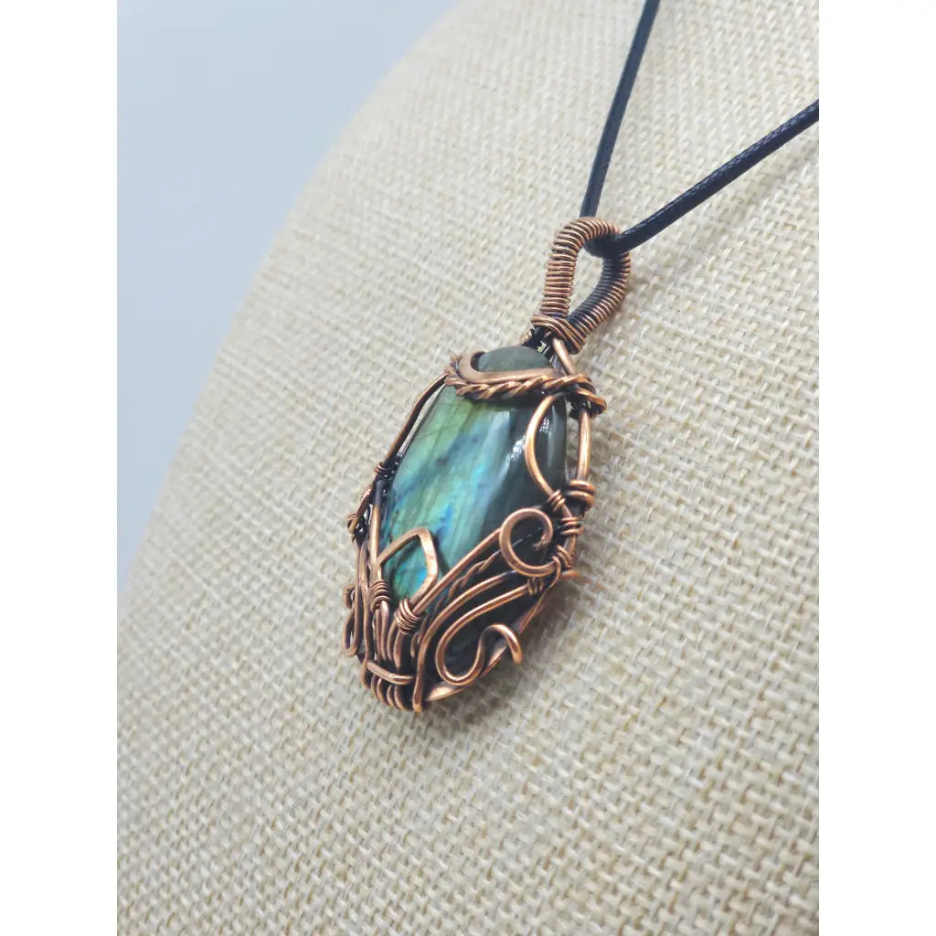 Modern Mystic Labradorite Pendant - pendant