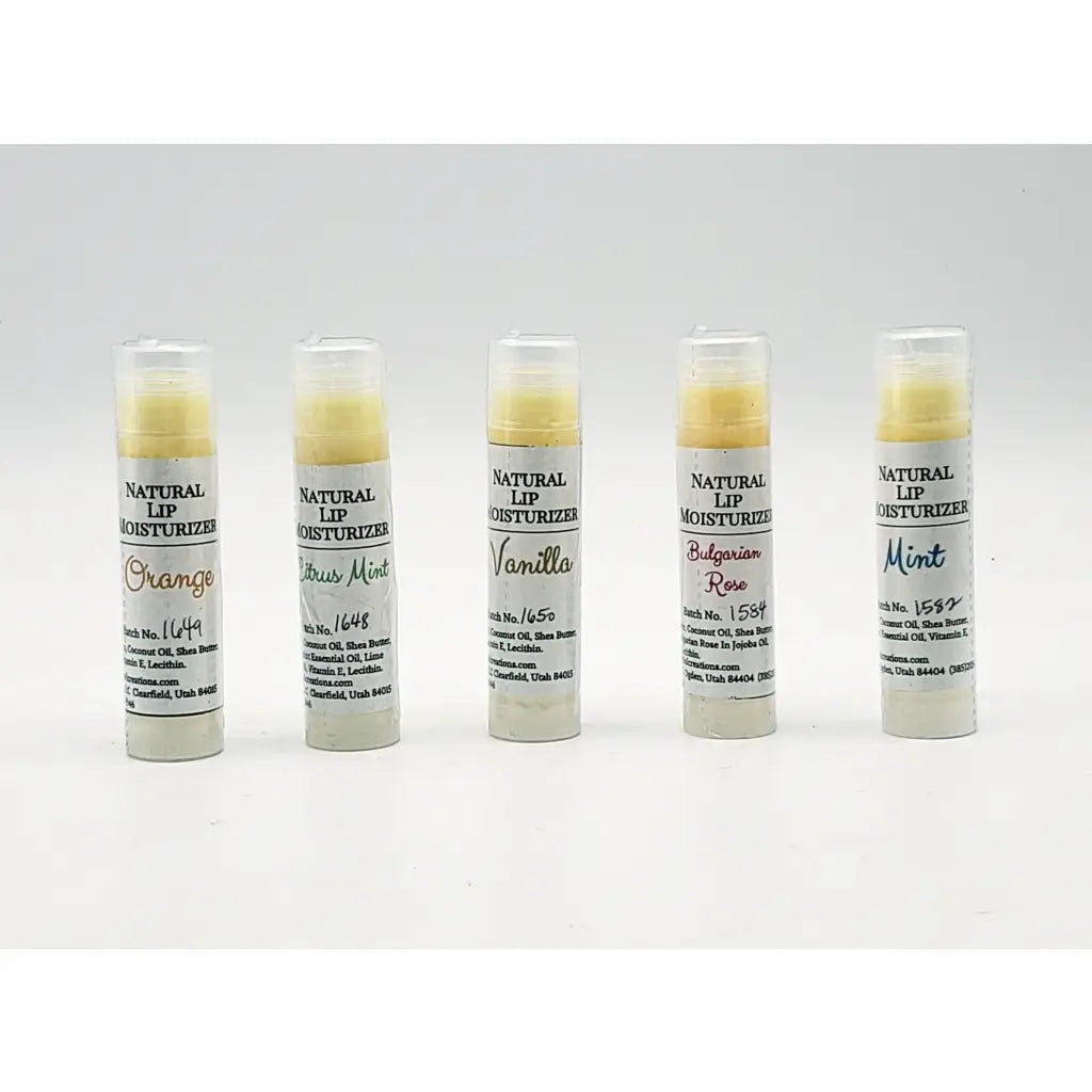Natural Lip Moisturizer - Balm - 100% w/Essential Oils