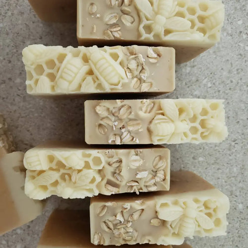 coconut and palm oil free soap Oats and Honey Goat Milk Soap for Sensitive Skin – Lisa's Natural Herbal  Creations