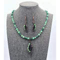 Organic Leaf Jewelry Set - jewelry set