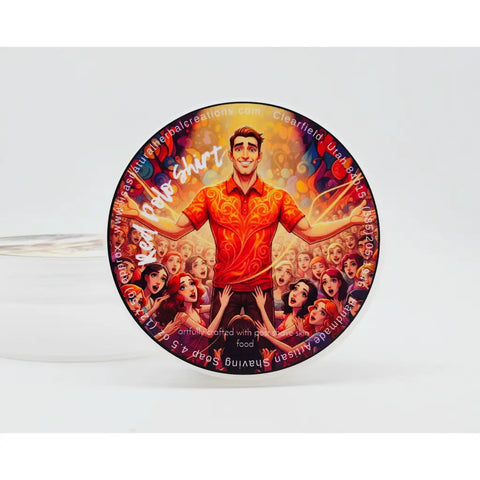 Red Polo Shirt Artisan Shaving Soap