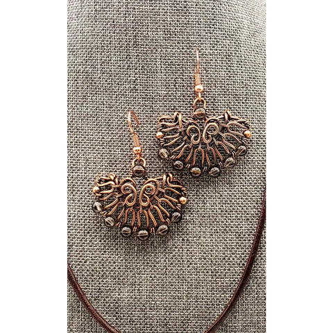 Smoky Quartz Gemstone Bead jewelry Set