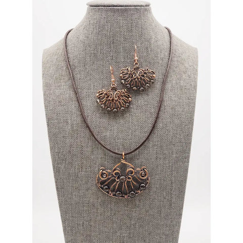 Smoky Quartz Gemstone Bead jewelry Set