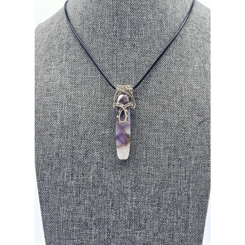 Dogtooth Amethyst Crystal Pendants in Sterling Silver