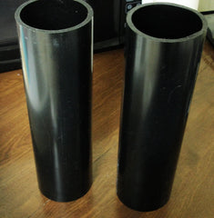 Black PVC pipes for rimmed soap in the Rimmed Soap Challenge March 2016 demonstrating advanced technique