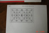 White document with intricate black and white geometric pattern for Carved Soap craft